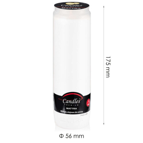 Wkłady olejowe do zniczy wkład Candles Premium 5dni O-5 (260) - obrazek 3