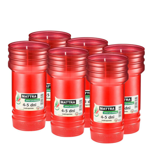 Wkłady do zniczy parafinowe znicze MATTRA 5dni P-11c (864) - obrazek 2