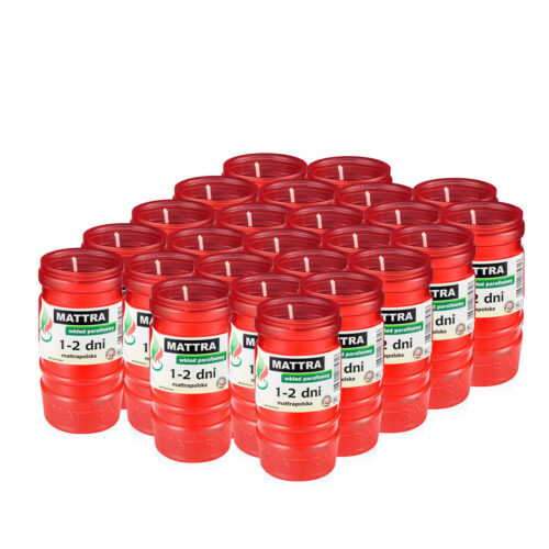 Wkłady do zniczy parafinowe znicze MATTRA 1-2dni P-1 (4875) - obrazek 2